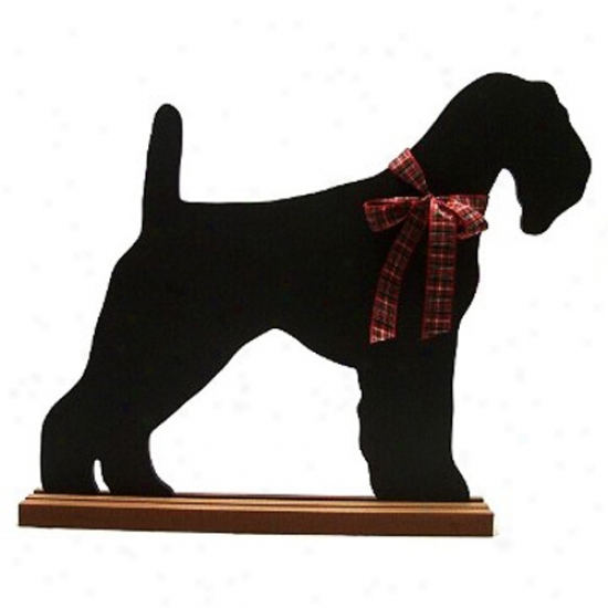Airedale Terrier Blackboard - Wall Model
