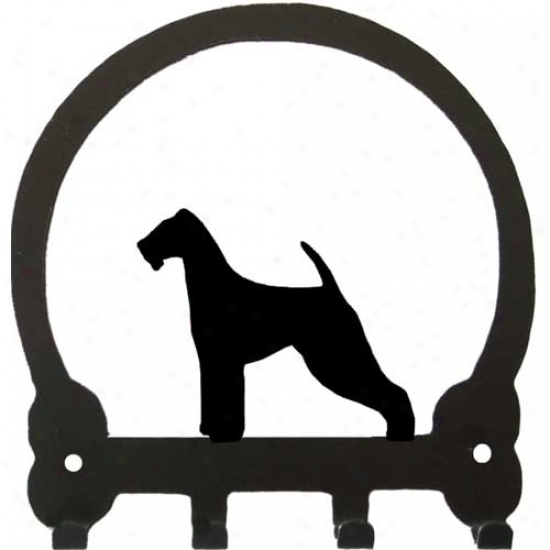 Airedale Terrier Key Rack By Sweeney Ridge