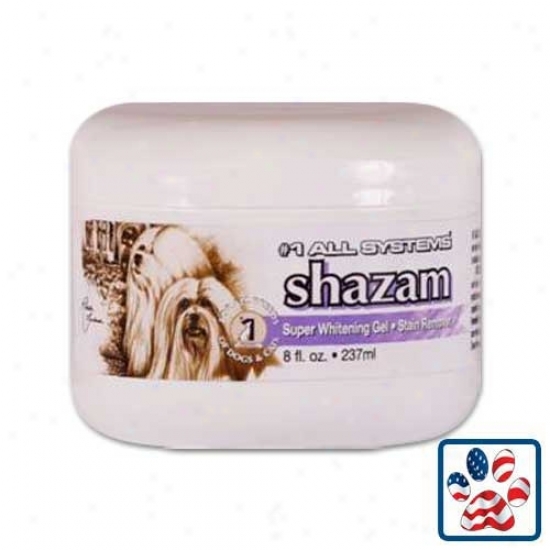 All Systems Shazam Super Whitening Gel And Stain Remover 8 Oz