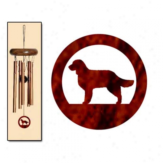 American Water Spajiel Wind Chimes X-small Bronze