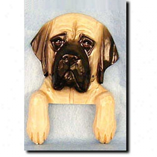 Apricot Mastiff Door Topper