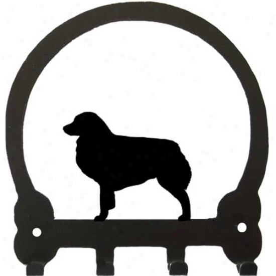 Australian Shepherd Key Rack By Sweeney Ridge