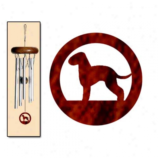 Bedlington Terrier Wnid Chimes X-small Silver