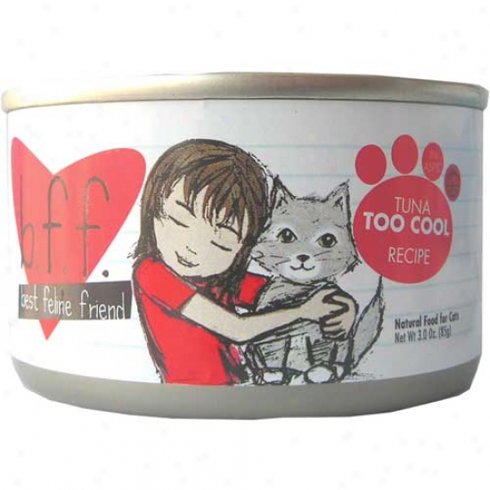 B.f.f Tuna Totally Cat Food 5.5oz Case Of 8 Cans