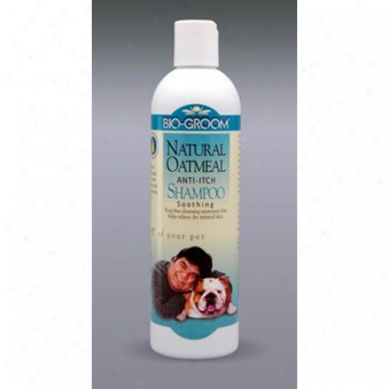 Bio-groom Natural Oatmeal Shampoo, 12 Oz