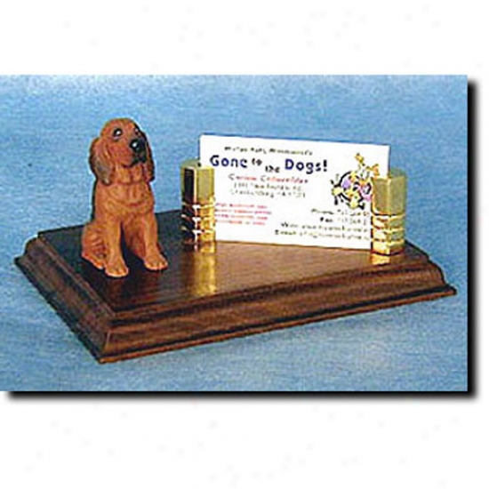 Bloodhound Business Card Holder