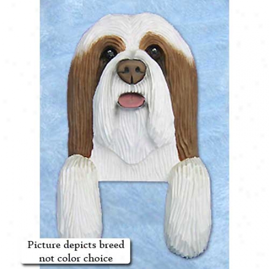 Blue And Of a ~ color Bearded Collie Door Topper
