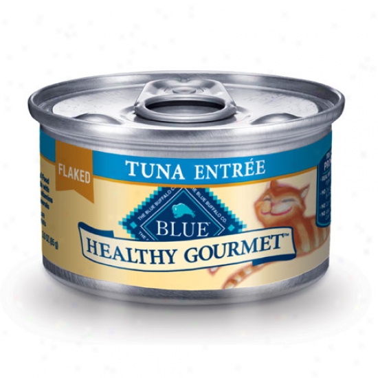 Blue Buffalo Hwalthy Gourmet Tuna Cat Food 3oz Case Of 24 Cans