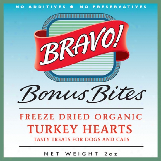 Bravo Freeze Dried Organic Turkey Heart 2oz