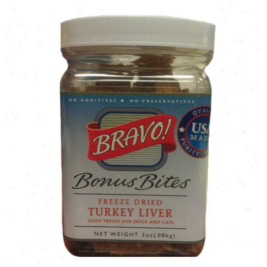 Bravo Freeze Dried Turkey Livr 3oz