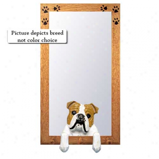 Brindle Bulldog Hall Pattern With Basswood Pine Frame