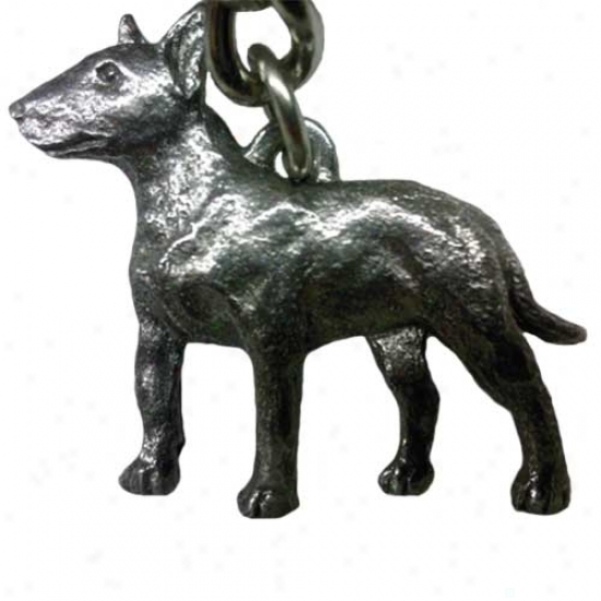 Blunder  Terrirr George Harris Pewter Keychain