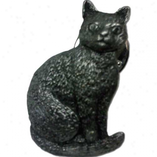 Cat (sitting) Pewter Pin