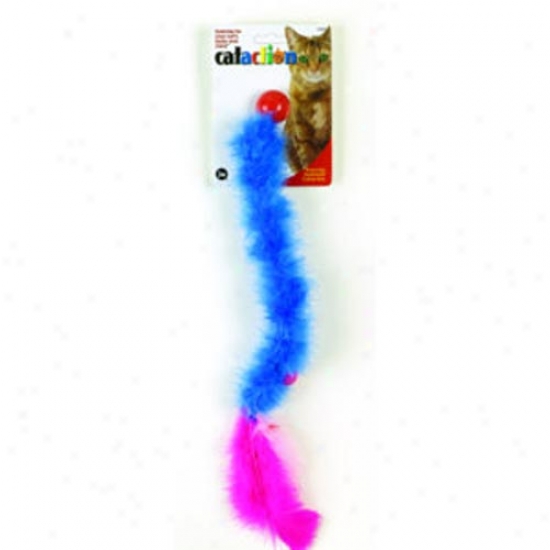 Cataction Featherlite Catnip Boa Bouncing