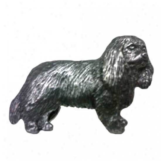 Cavalier King Charles Spaniel Pewter Pin