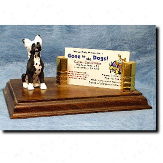 Chinese Crested Business Card Hplder