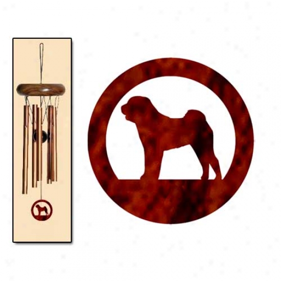 Chinese Shae Pei Wind Chimes X-small Bronze