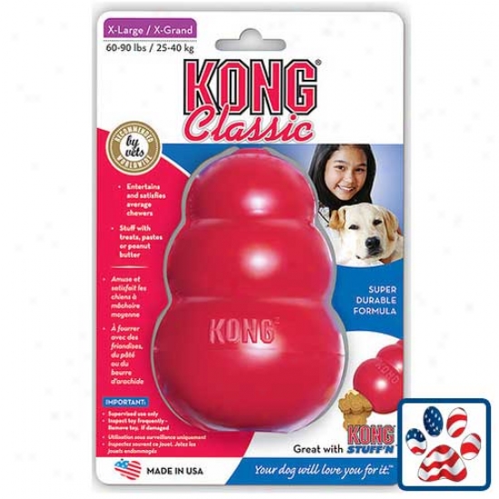 Classic Kong Rubber Dog Toy X-large