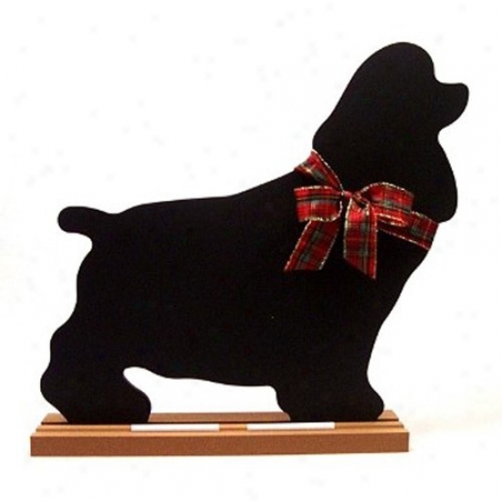 Cocker Spaniel Blackboard - Table Model