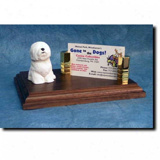 Coton De Tulear Business Card Holder