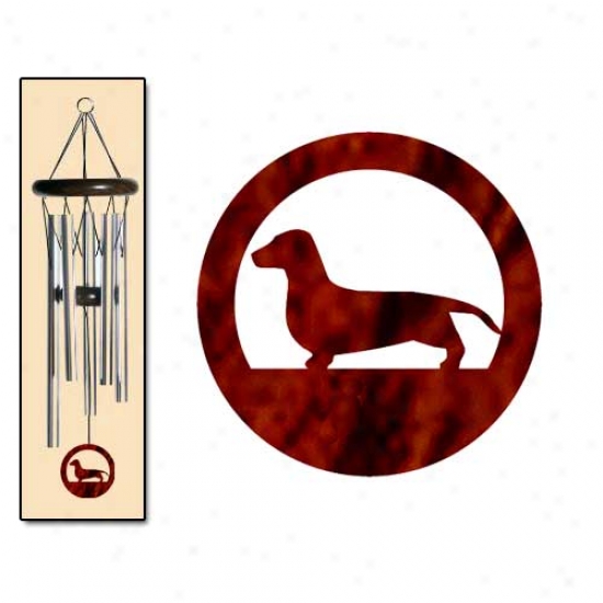 Dachsund - Smooth -  Wind Chimes Small Gentle