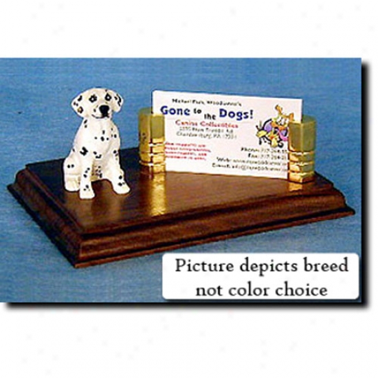 Dalmatian (liver) Business Card Holder