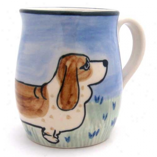 Deluxe Basset Hound Mug