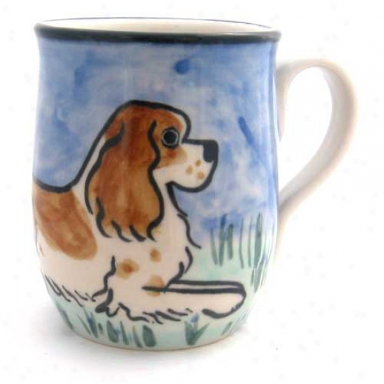 Deluxe Liver And Of a ~ color Springer Spaniel Mug