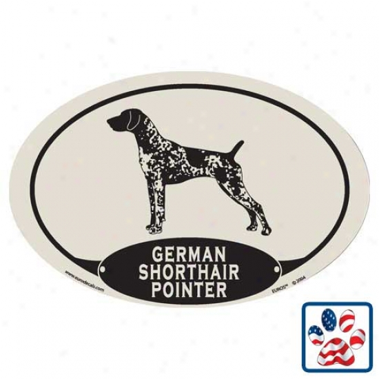 Ehropean Styie German Shorthaired Pointer Car Magnet