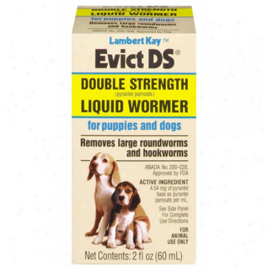Evict Ds Liquid Wormer For Puppies And Dogs, 2oz Bottle