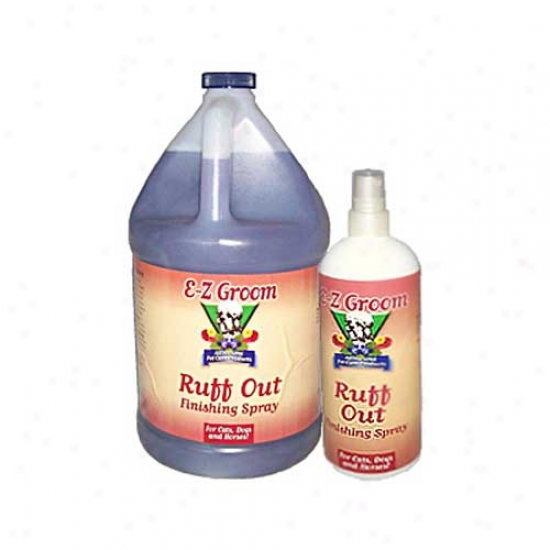 Ez Groom Ruff Out Fiinishin gSpray 16 Ounces - Ready To Use
