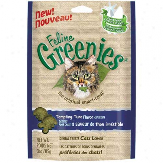 Feline Greenies Tempting Tuna Flavor, 3oz Bag