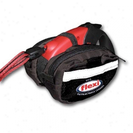 Flexi 4-pocket Retractable Leash Saddle Bag (black Only)