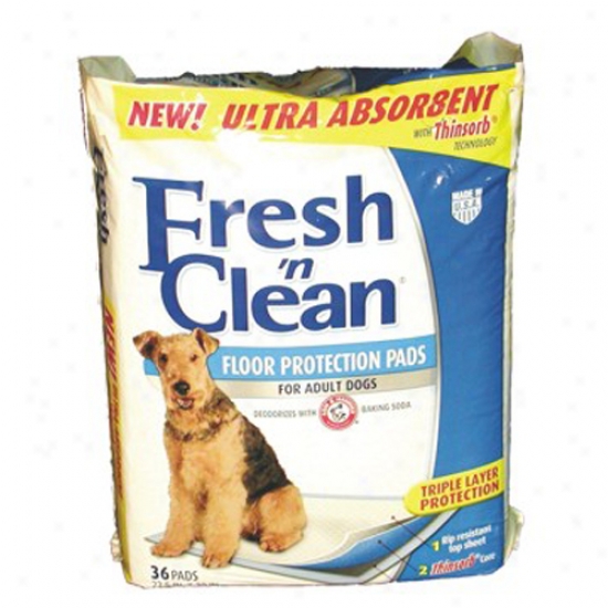 Fresh N Clean Floor Protection Pads 36pk For Adult Dogs B yLambert Kay
