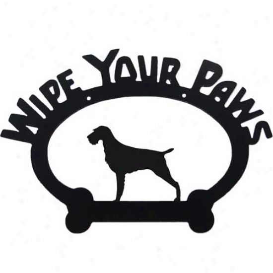 German Wirehaired Pointer Wipe Your Paws Decorative Skgn