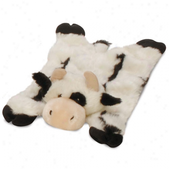 Go Dog Barnyard Buddids Cow Baby Plush Trifle With Chew Guard Technology
