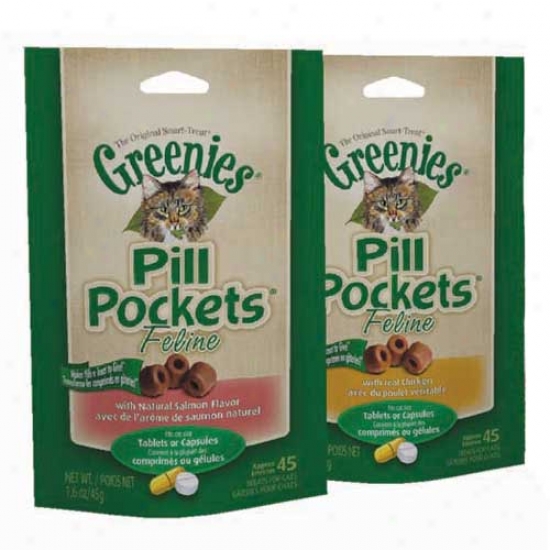 Greenies Pill Pockets For Cats - Salmon