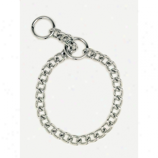 Herm Sprenger X-heavy 4mm Chrome Steel Choke Collar 24 Inches Long