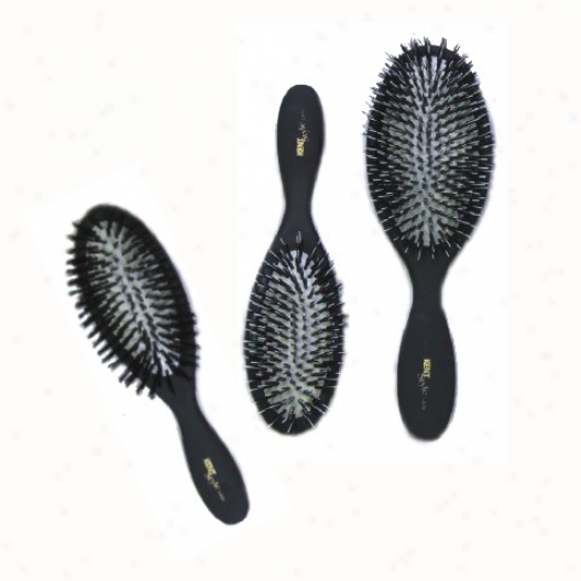 Kent 7 5/8 In All Briqtle Brush W/silky Handle