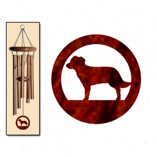 Kooikerhondje Wind Chimes Small Bronze