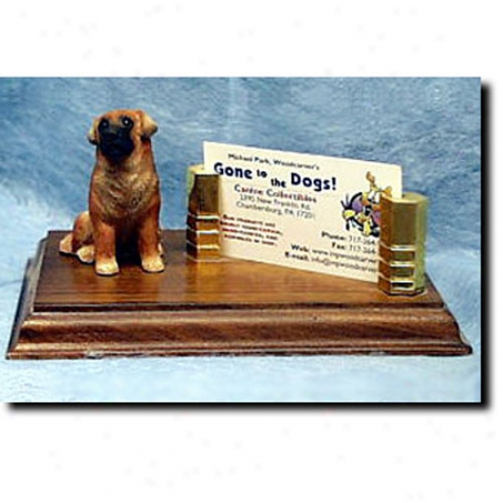 Leonberger Business Card Holder