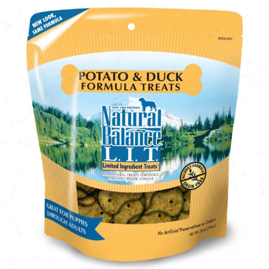 Natural Balance Duck And Potato Dog Treat 28oz