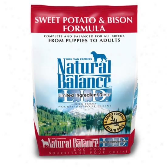Natural Balance L.i.d. Sweet Potato And Bison Dog Food 28lb Oversized