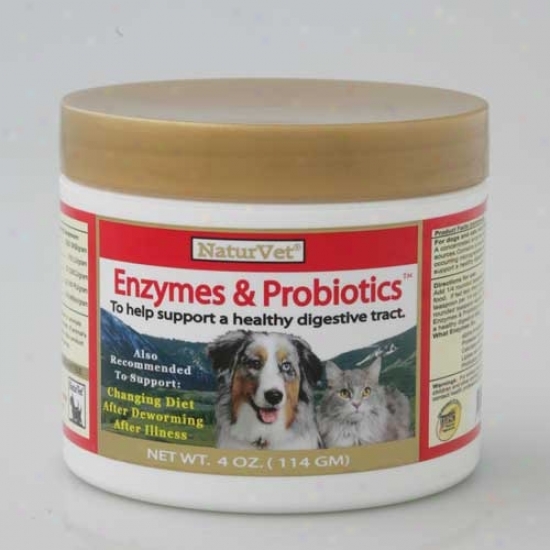 Naturvet Enzymes And Probiotics 1lb