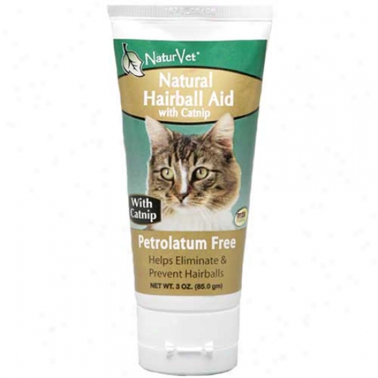Naturveg Natural Hairball Aid With Catnip Gel 3oz