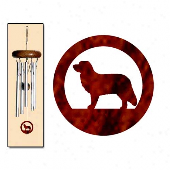 Nova Scotia Duck Tolling Retriever Wind Chimes X-small Silver