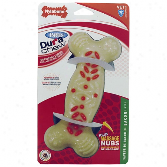 Nylabone Dura Chew Plus Bacon Flavor 8-inch Souper