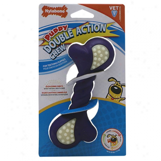 Nylabone Puppy Double Action Chew Large