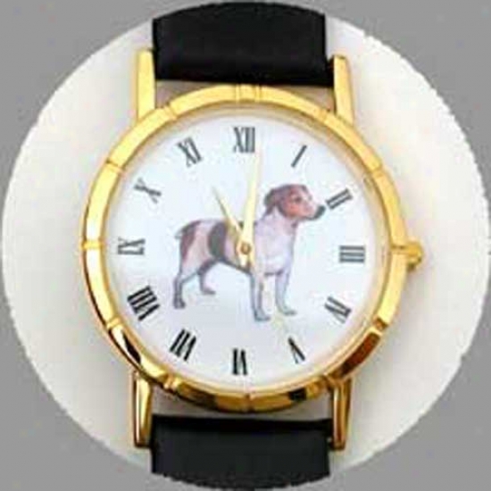 Parish priest Russell Terrie r(smooth) Watch - Small Face, Black Leather