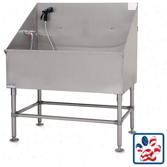 Petlift Indoor Outdoor Dog Bath Tub 58" Long